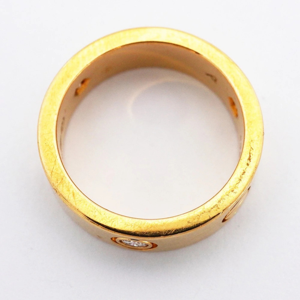 CARTIER Authentic 18k Gold Diamond Love Ring - Picture 3 of 9